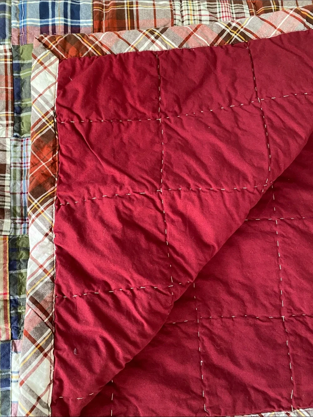 Woolrich plaid cotton